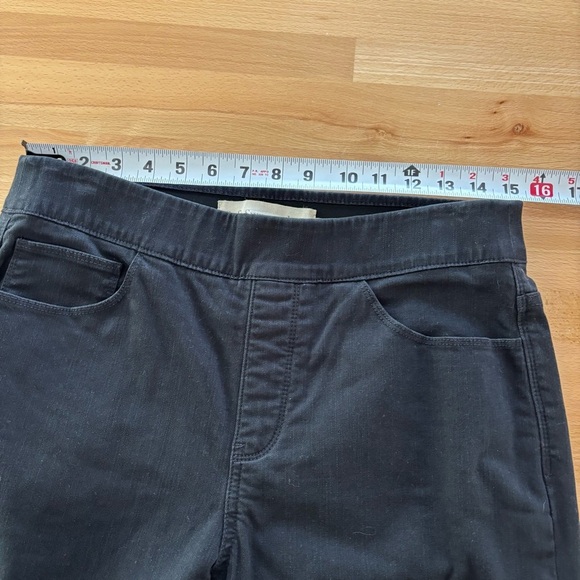 Soft surroundings women’s medium black pull-on stretch pants casual ankle cut - Picture 6 of 9